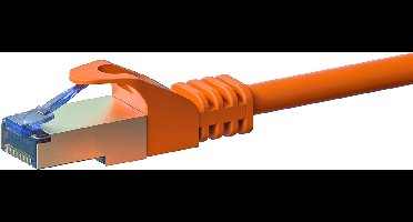 Danicom CAT6a S/FTP (PIMF) patchkabel - 1 meter oranje - netwerkkabel - internetkabel - UTP kabel - RJ45 - 10000 mbit/s