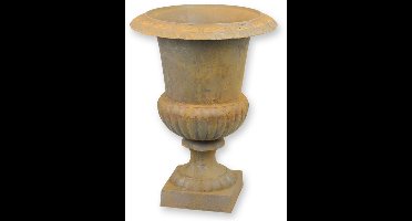 Plantenvaas - Gietijzeren pot - roestkleur - 66,8 cm hoog