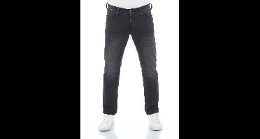 Mustang Heren Jeans Broeken Real X Oregon tapered Fit Zwart Volwassenen