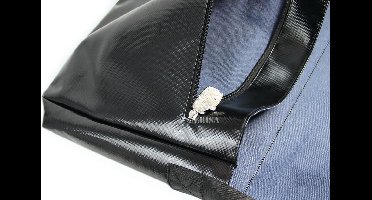 VW T1 Bus Messenger Bag - Vintage Logo/Zwart