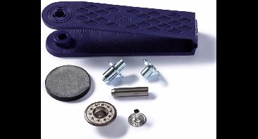 PRYM JEANSKNOPEN, OPEN KAP STER, 17MM, OUD-MESSING, PER PAKJE (6 STUKS).