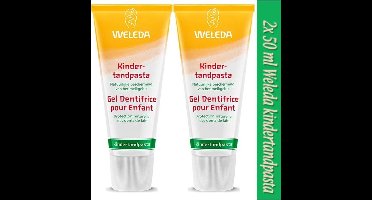 2X -Weleda Kindertandpasta - 50 ml - Natuurlijk (4001638081863)