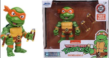 Jada Toys - Speelfiguur - Turtles Michelangelo -10 Cm - Die-cast - Groen