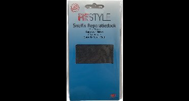 Restyle Strijkbaar Reparatiedoek Grijs - 11 x 36 cm