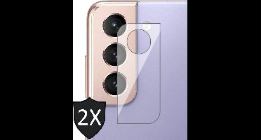 Camera Lens Screenprotector geschikt voor Samsung S21 - 2x Glas Screen Protector