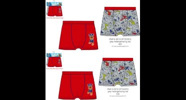 Paw Patrol 4 pack boxershort / ondergoed Maat 128 / 8 jaar