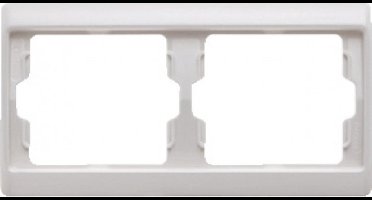 BERKER Arsys - Afdekraam - Horizontaal - 2 voudig - Wit