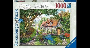 Ravensburger puzzel Flower Hill Lane - Legpuzzel - 1000 stukjes