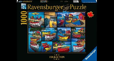 Ravensburger puzzel On the water / Sur l'eau - Legpuzzel - 1000 stukjes Canadian