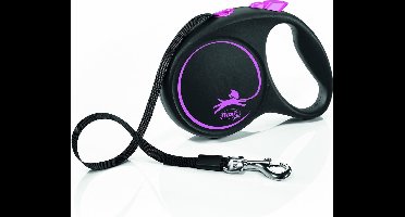 Flexi Rollijn Black Design Tape Roze