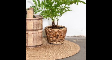 Drypot Timor Bruin Rond Ø33cm
