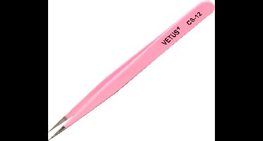 Vetus CS-12 Isolatie tweezer wimperextensions - Professionele Precisie Pincet| Professional Precision Tweezer| RVS Pincet| Wimper Pincet| wenkbrauwen | lashes | cursus | isoleren |