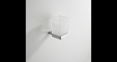 Wiesbaden Eris Glas met Houder - Chroom