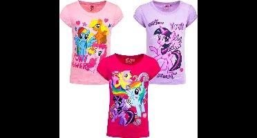 My Little Pony T-shirt - set van 3 - maat 92 (2 jaar)