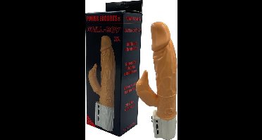 Power Escorts - BR240 - Dril-Boy XL - Multi vibraties - Afzonderlijke Clitorisstimulator - Beige