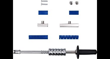vidaXL 7-delige Schuifhamerset koolstofstaal