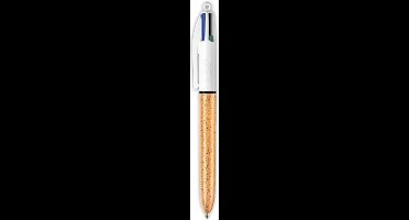 BIC 4-kleuren Balpen "Frozen Gold" Medium