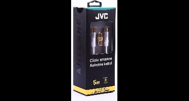 JVC antennekabel COAXIAL CABLE WHITE MALE/MALE ADAPTOR FEMALE/FEMALE