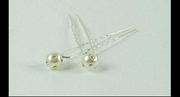 Haarpinnen bol groot strass points