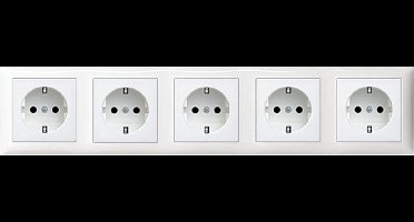 Busch-Jaeger Inbouw Wandcontactdoos Set5