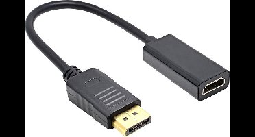 MaxVision’s Displayport naar HDMI Adapter Kabel - Plug and play - Desktop en laptops - Full HD - 1080p - Beamer - projector