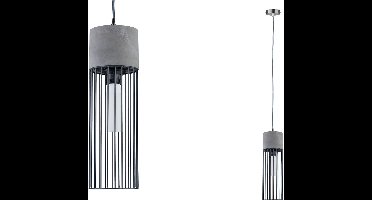 Neordic Henja hanglamp max. 1x20W E27 grijs/ijzer geb 230V beton/metaal