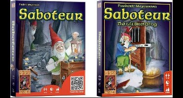 999 Games - Saboteur + Saboteur de Uitbreiding - Kaartspel