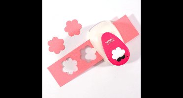 Vaessen Creative Pons - Figuurpons - Bloem - 3,4 x 3,8 cm
