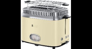 Russell Hobbs 21682-56 Retro Vintage Cream Broodrooster - Crème