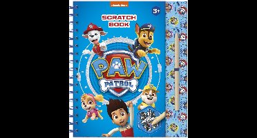 PAW Patrol Totum doeboek luxe kraskaarten- en kleurboek / creatief speelgoed jongens en meisjes junior scratch art - A5 harde kaft