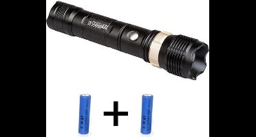 Homeij eScape LED Zaklamp - Oplaadbaar - Inclusief 2 accu's