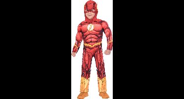 RIETHMULLER - Deluxe Flash kostuum voor kinderen - 128/134 (8-10 jaar)