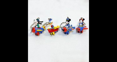 Mickey Mouse, Goofy And Donald Duck Sleutelhangers Set Van 4