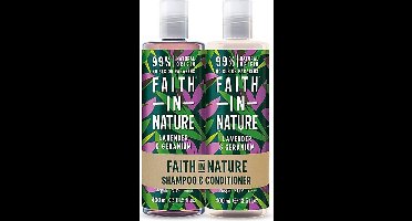 Faith in nature lavender en geranium shampoo en conditioner
