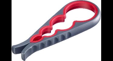 Westmark Pot-, deksel- en flesopener,, lengte: 23 cm, hoogwaardig kunststof, Moby Dick, antraciet/rood, 10482270