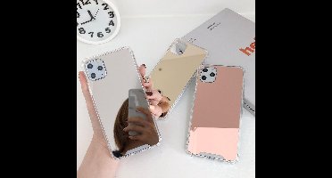 iphone (11Pro Max) hoesje met spiegel (goud kleur)..