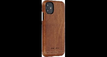 Pierre Cardin Bruin Leer Back Cover Telefoonhoesje voor Apple iPhone 11 - Bescherm je Telefoon & Geniet van Luxe Stijl.