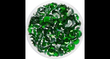 Eulenspiegel - Schmink - Face Jewels Glitter Steentjes - Carnaval - kleur: Smaragd