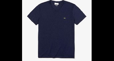Lacoste Heren T-shirt - Navy Blue - Maat M