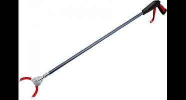 Flora afvalgrijper 105 cm met pistoolgreep en metalen bekken inclusief GRATIS afvalbak (herbruikbare afvalzak)