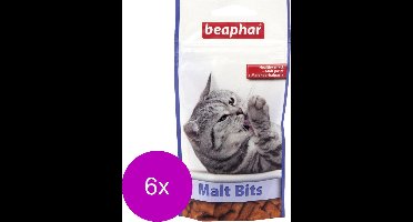 Beaphar Malt-Bits Pasta - Kattensnack - 6 x 35 g