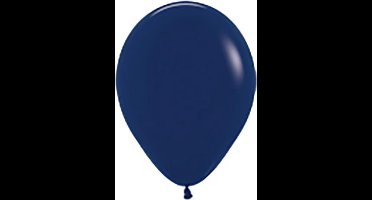 Sempertex Ballonnen Fashion Navy Blue| 50 stuk | 5 inch | 13cm