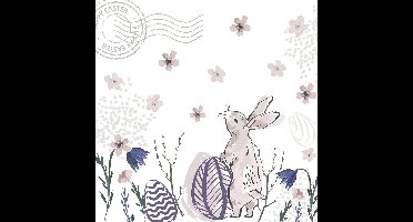 Duni servetten Easter Post 3-laags 33x33