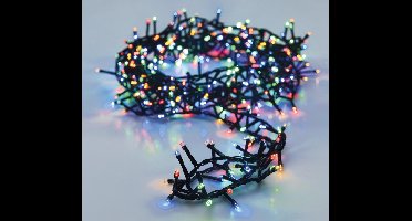 Gekleurde kerstlichtjes - microcluster - 8 meter - 400 LED-lampjes