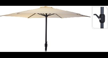 Parasol - Cremé - Schaduw - Handmatig opdraaien - 270 cm