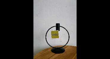 Cozinezz kandelaar rond 15cm zwart