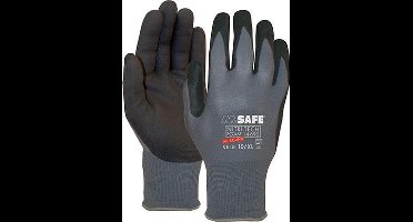 OXXA Nitritech - Flexibele werkhandschoenen - Zwart / Grijs - Goede grip - Maat 10/XL