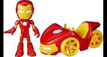 Hasbro Iron Man Racer - Spidey speelgoedauto uit Marvel Amazing Friends