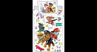 Paw Patrol Peuterdekbedovertrek - 100 X 135 Cm - Katoen