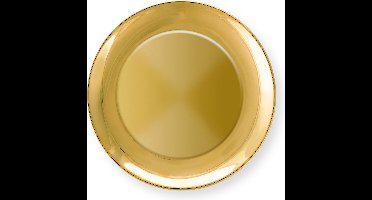 vtwonen - Basic - Set van 2 - Ontbijtborden - Goud - Porselein - 20cm